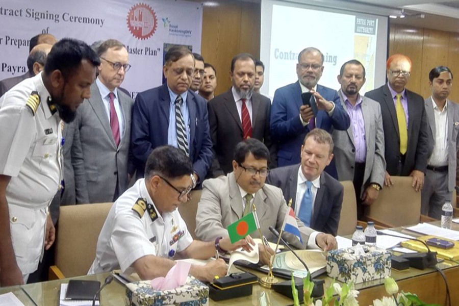 Deal inked to prepare Payra port master plan