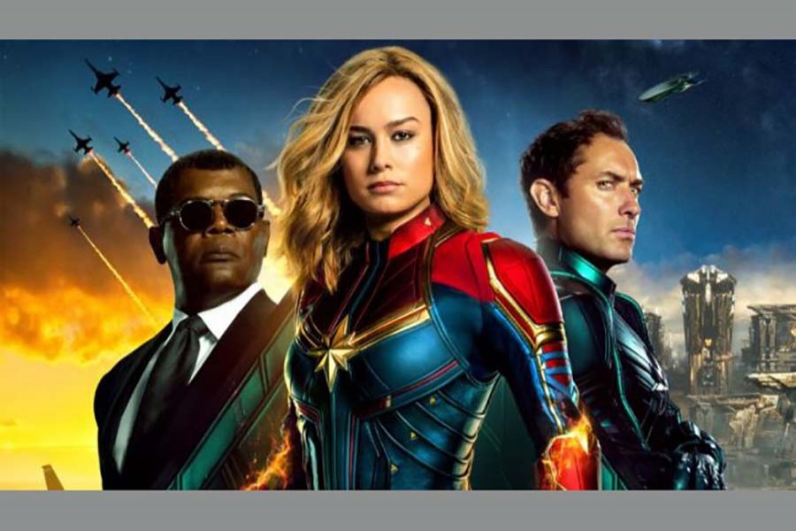 Brie Larson makes superhero debut in 'Captain Marvel'