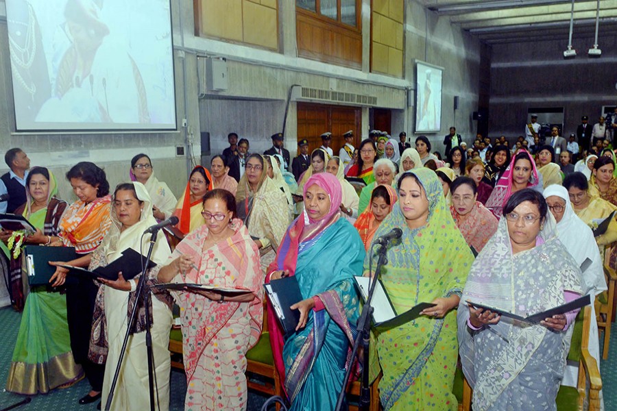 JS reserved seats: Newly elected woman MPs sworn in