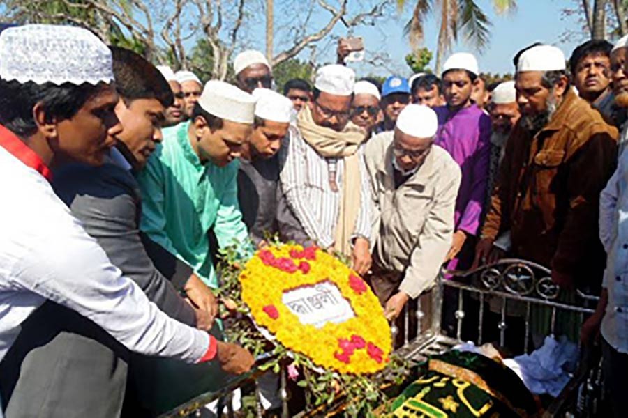 Ekushe Padak winner Polan Sarker laid to rest