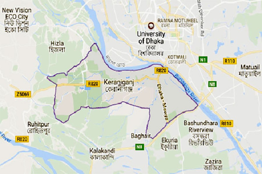 Keraniganj wall collapse kills two construction workers