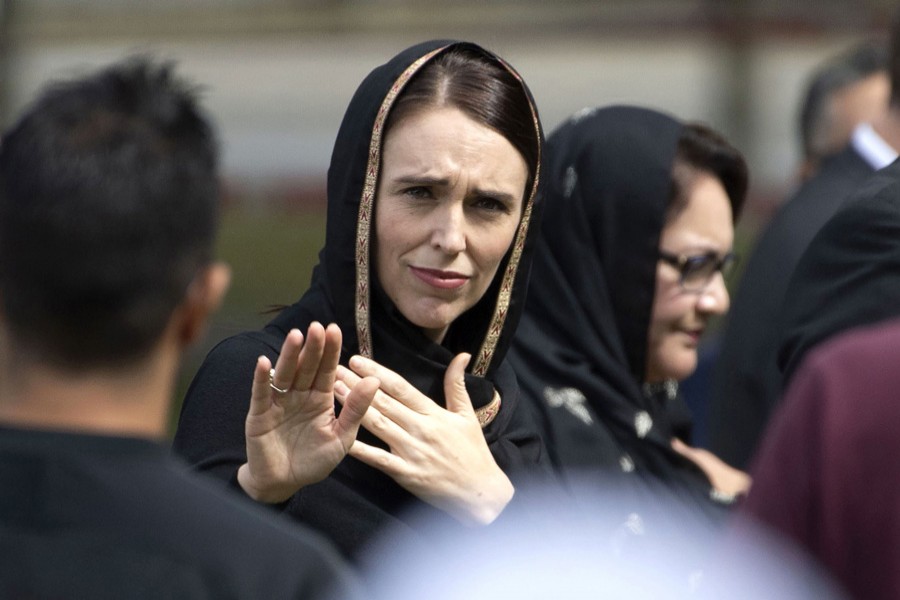 New Zealand Prime Minister Jacinda Arderin