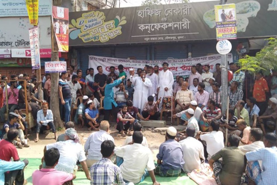 Jute mill workers continue protest for second day