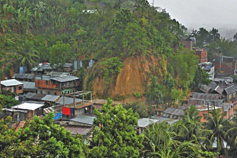 0.1m at high risk of landslide in Ctg