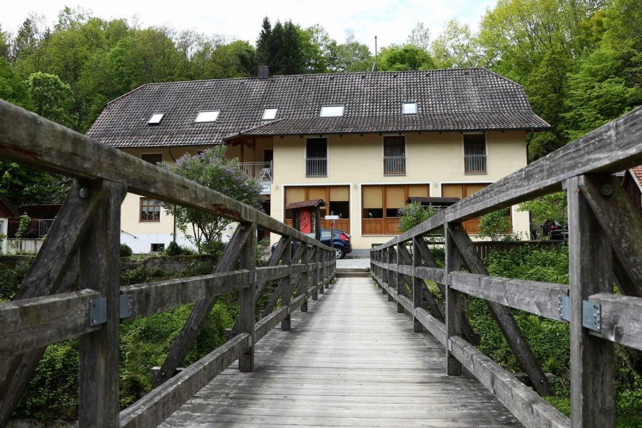 Three people were found dead at this hotel in Passau, Germany, over the weekend - Matthias Schrader/AP