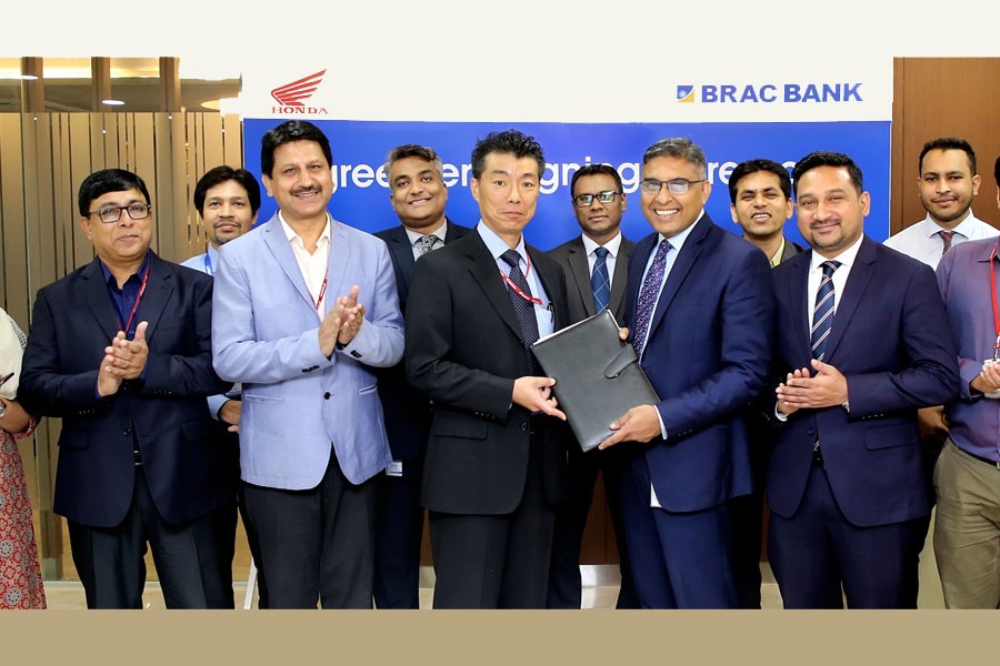 BRAC Bank, Bangladesh Honda Private Limited ink MoU