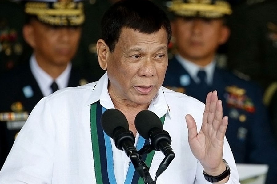 Philippines' president Rodrigo Duterte - AP photo