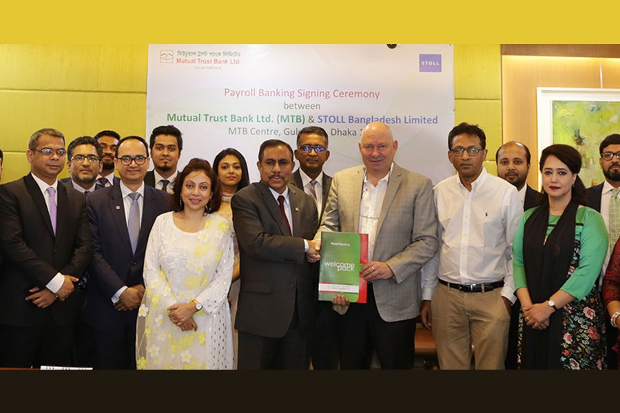 MTB inks deal with STOLL Bangladesh on Payroll Banking solutions
