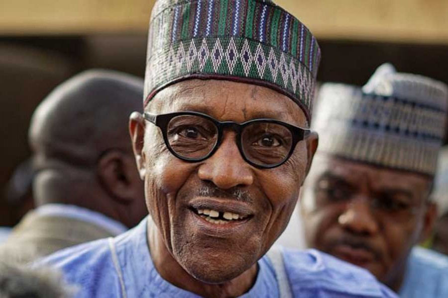 Nigerian president sworn in for second term