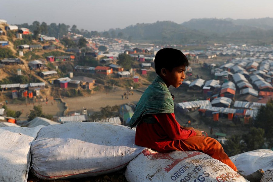 Falling Rohingya funding frets government