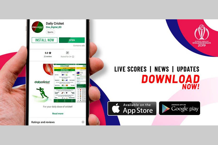 Dailycricket.com.bd launches app