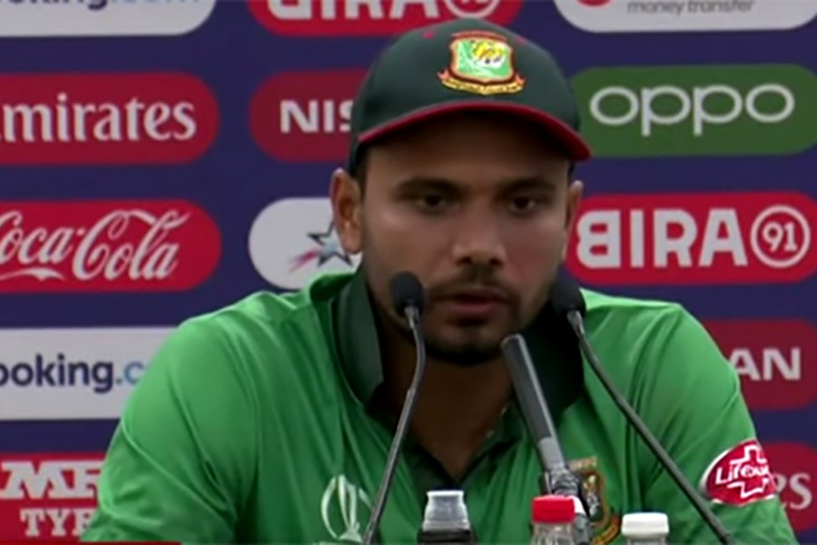 Keep excitement under control, Mashrafe urges teammates