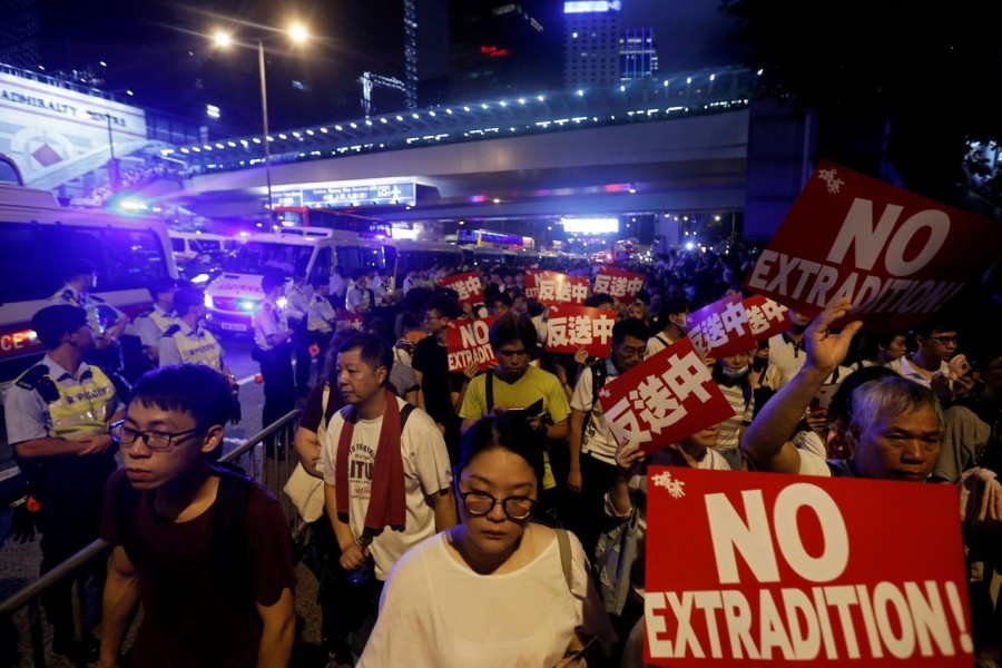 China says Hong Kong matters purely an internal affair