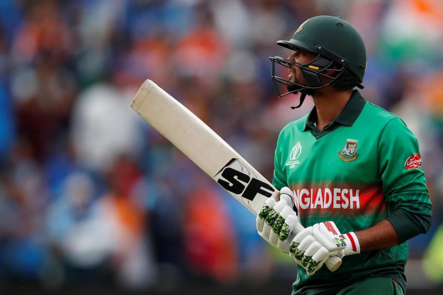 Cricket - ICC Cricket World Cup - Bangladesh v India - Edgbaston, Birmingham, Britain - July 2, 2019 Bangladesh's Mashrafe Mortaza walks off after losing his wicket Action Images via Reuters