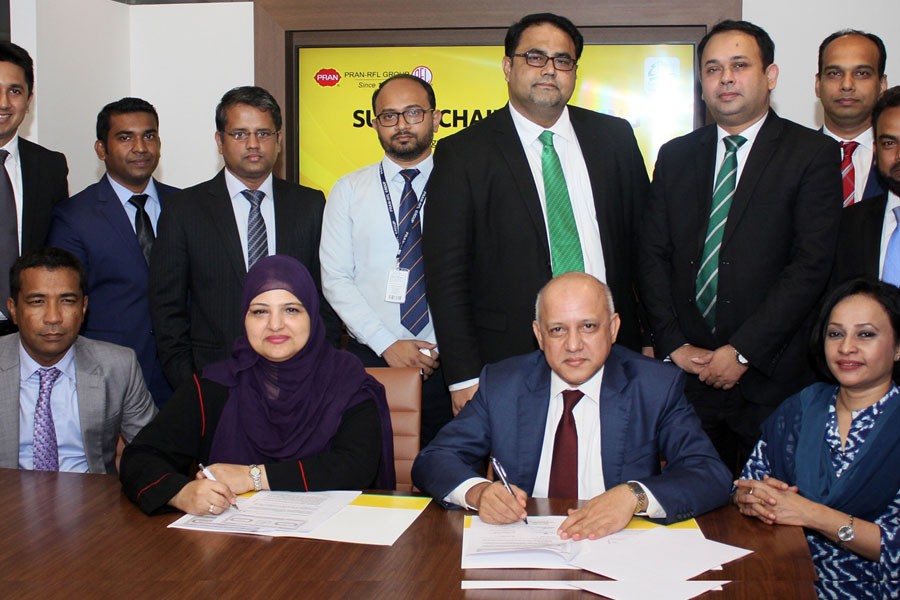 EBL, PRAN-RFL sign supply chain financing deal