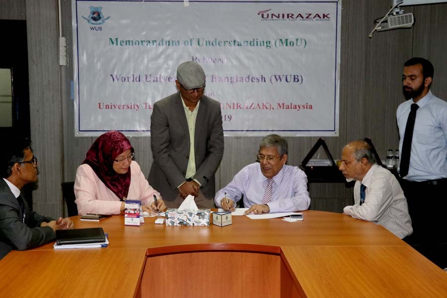 WUB inks MoU with UNIRAZAK