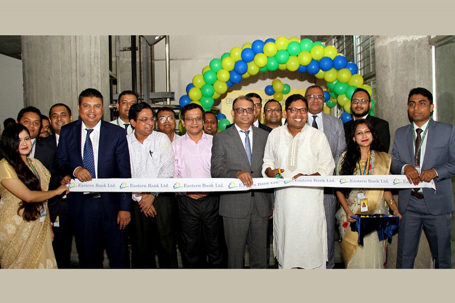 EBL launches ATM, Dropbox services at ICT ministry