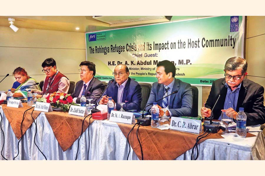 Dhaka suggests presence of non-military observers in Rakhine