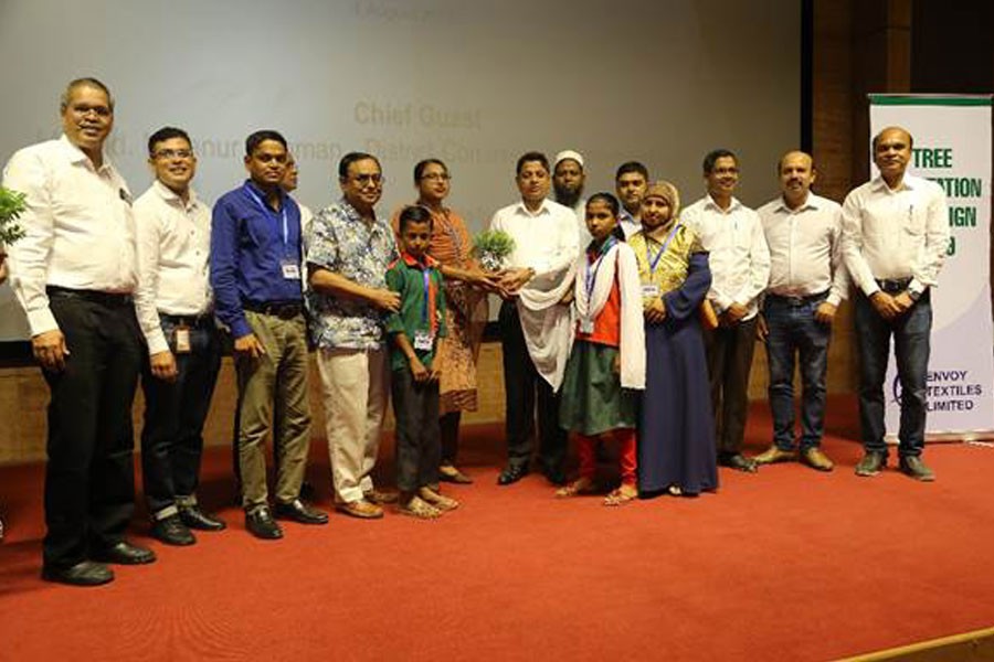 Envoy Textiles inaugurates Tree Plantation Campaign 2019