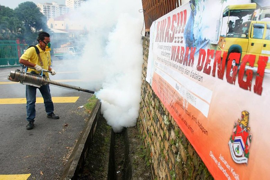 Dengue cases in Malaysia climb to nearly 80,000