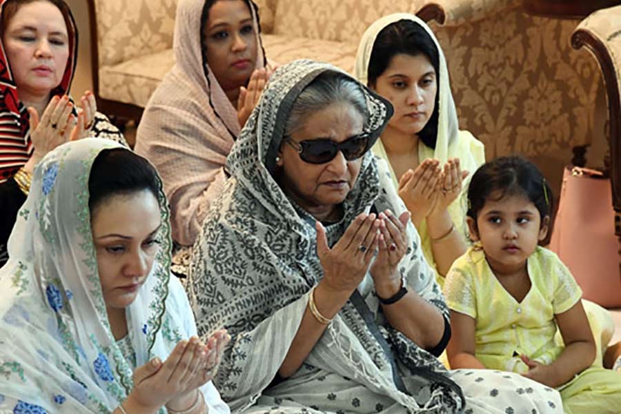 PM joins milad for Ivy Rahman