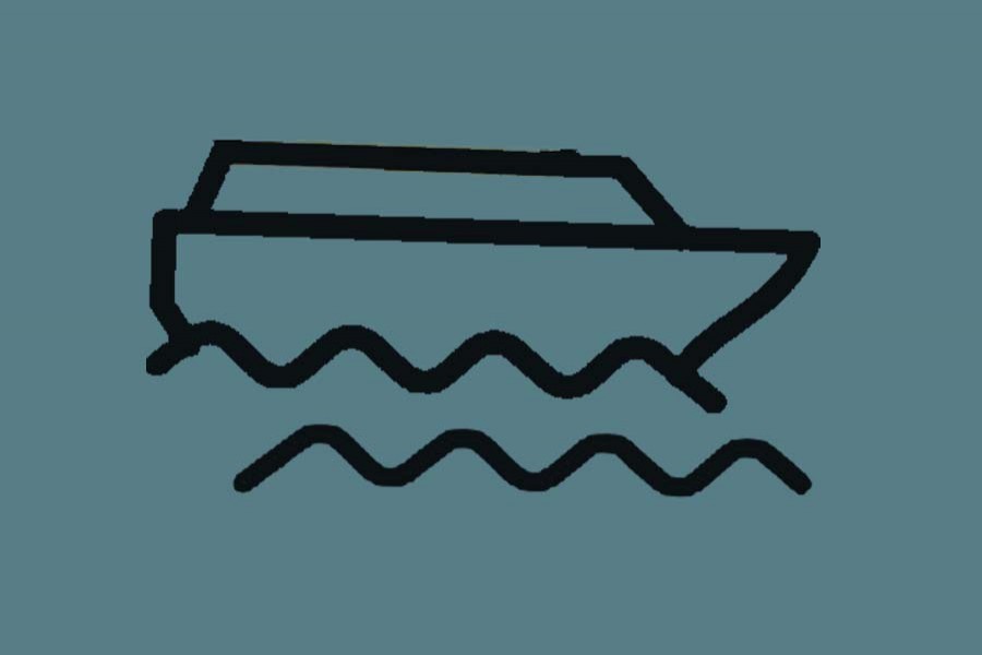 Trawler capsizes in Meghna, two missing