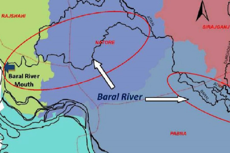 Four bodies found floating in Baral River in Rajshahi