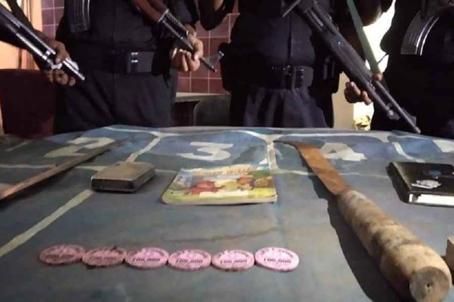 Gambling equipments found in three Chattogram clubs