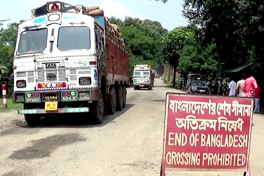 Sona Masjid Land Port in Chapainawabganj district under Rajshahi division  	— FE Photo