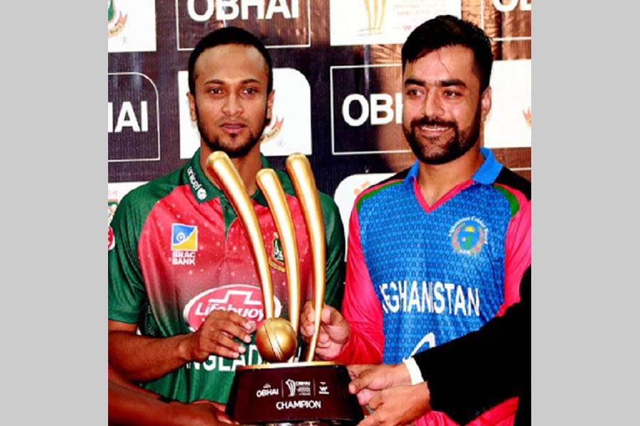 BD, Afghanistan declared joint champions as rain washes out final