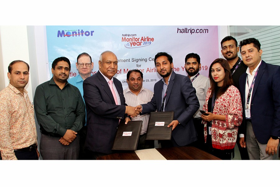 Haltrip becomes title sponsor for Monitor Airline of the Year 2019