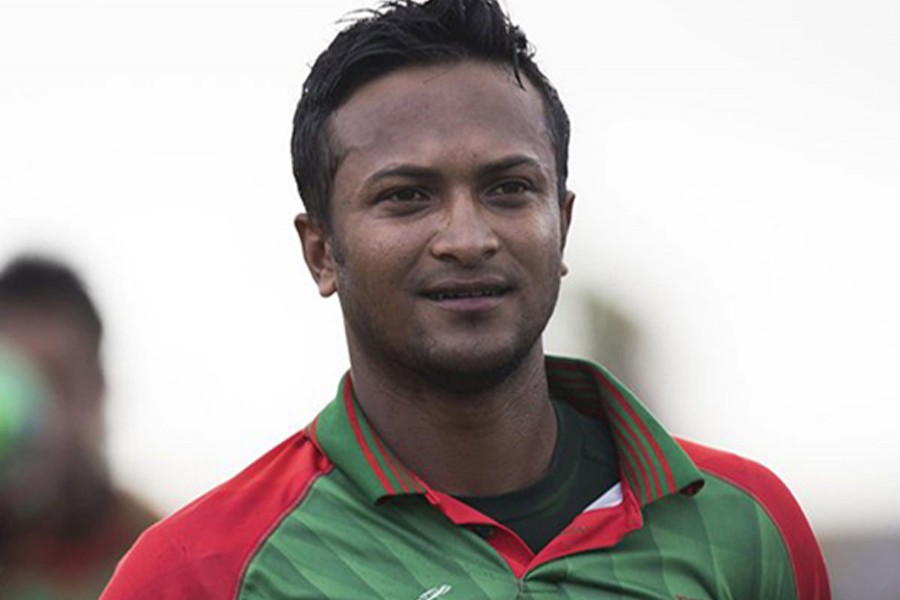 Bangladesh National Cricket Team captain Shakib Al Hasan. File Photo