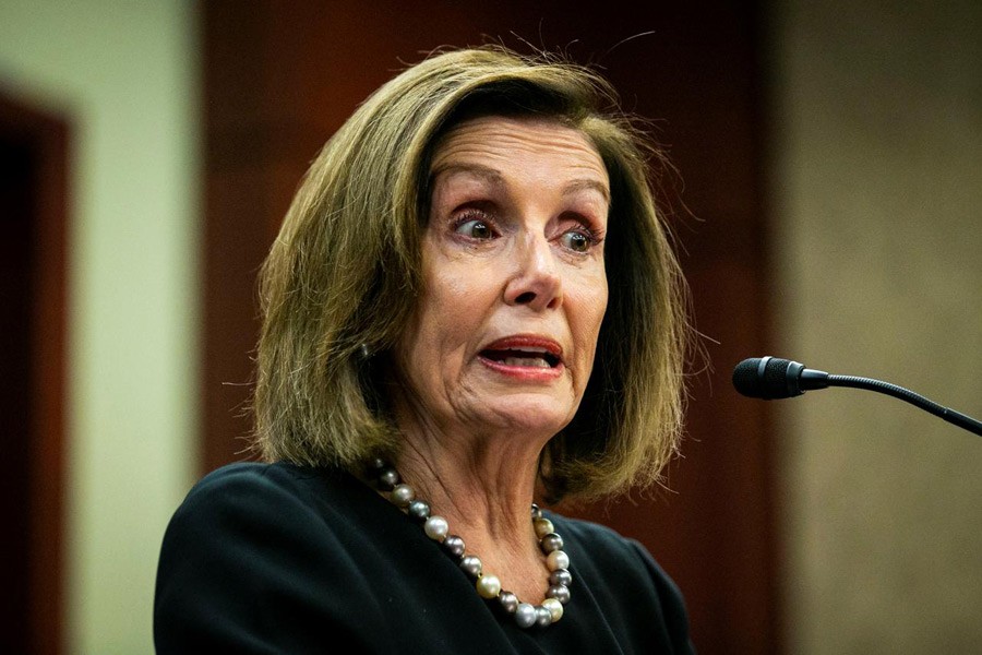 US House Speaker Nancy Pelosi (D-CA) speaks during a news conference on lowering drug costs, at the US Capitol in Washington, US, September 25, 2019. Reuters/Files