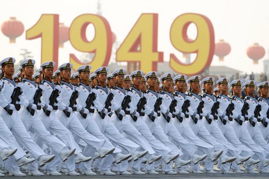 China flexes military muscle to mark 70 years of Communist rule