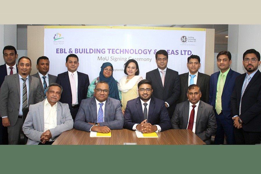 EBL, bti sign agreement to enhance home loan service quality
