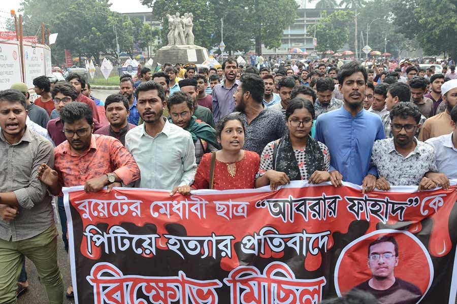 BUET, DU students demand capital punishment of Abrar’s killers