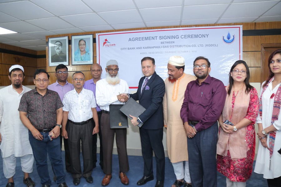 City Bank inks deal with Karnaphuli Gas Distribution Company