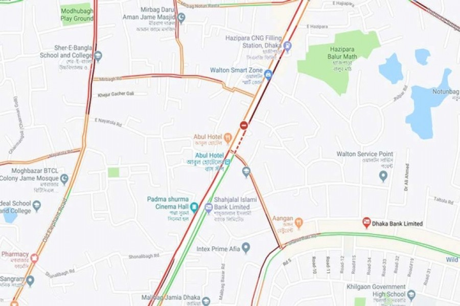 Garment workers block Malibagh road for back pay