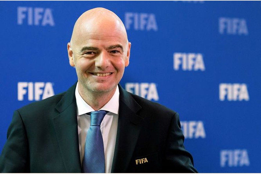 FIFA President Gianni Infantino	— File photo