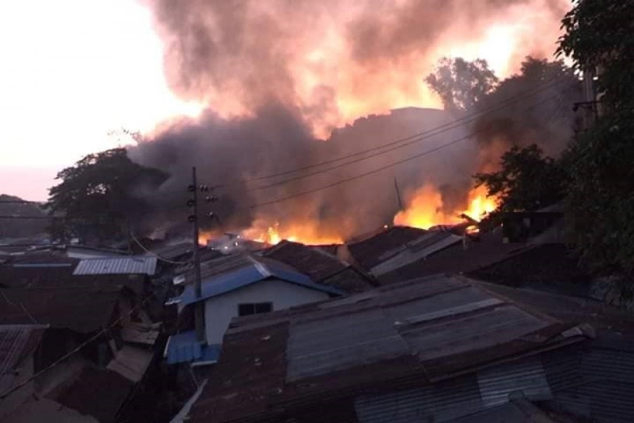 Chattogram market fire guts over 100 shops