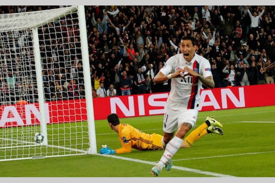 Di Maria scores twice as PSG beats Nice  