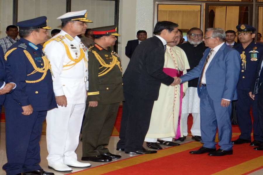 President Abdul Hamid returns home