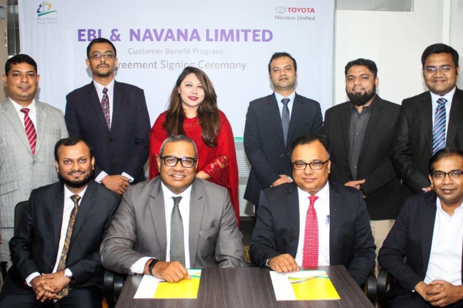 Special discount on Toyota vehicle for EBL cardholders