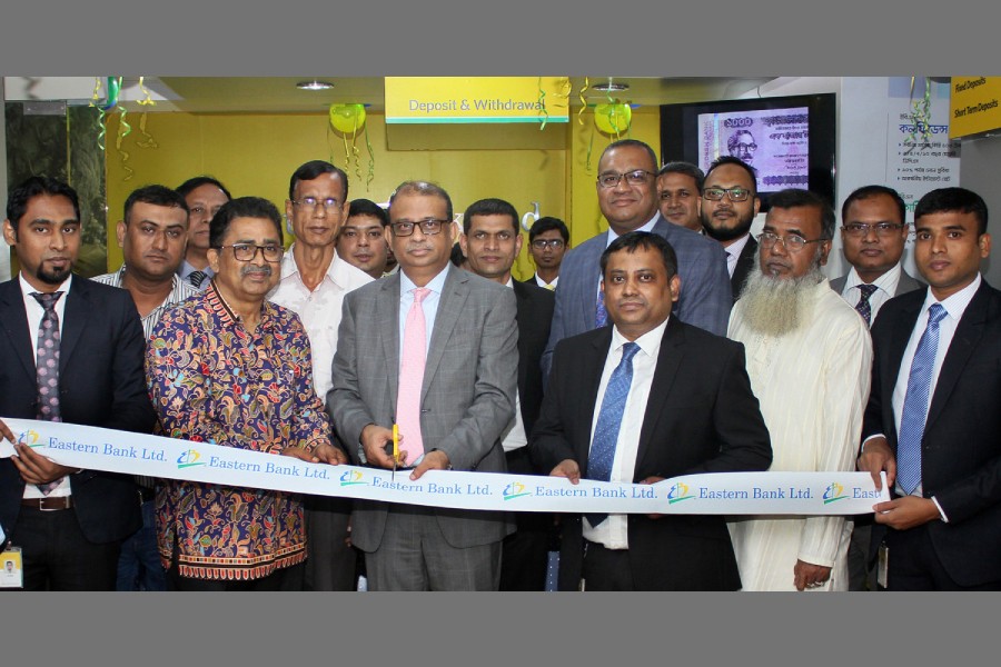 EBL opens its first banking booth at Kanchpur