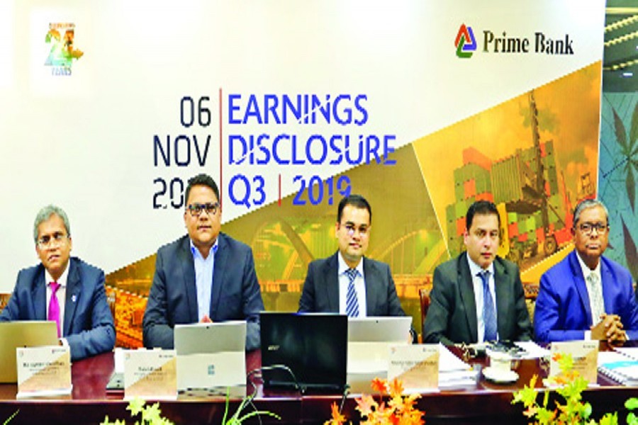 Prime Bank's Q3 profit soars 27pc