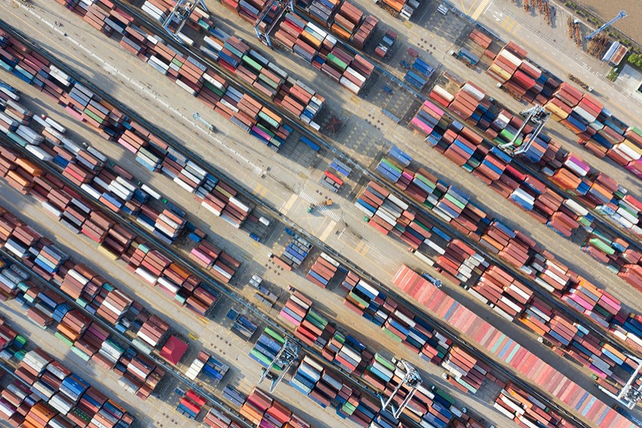 Containers are seen at a port in Ningbo, Zhejiang province, China on May 28, 2019 — Reuters/Files