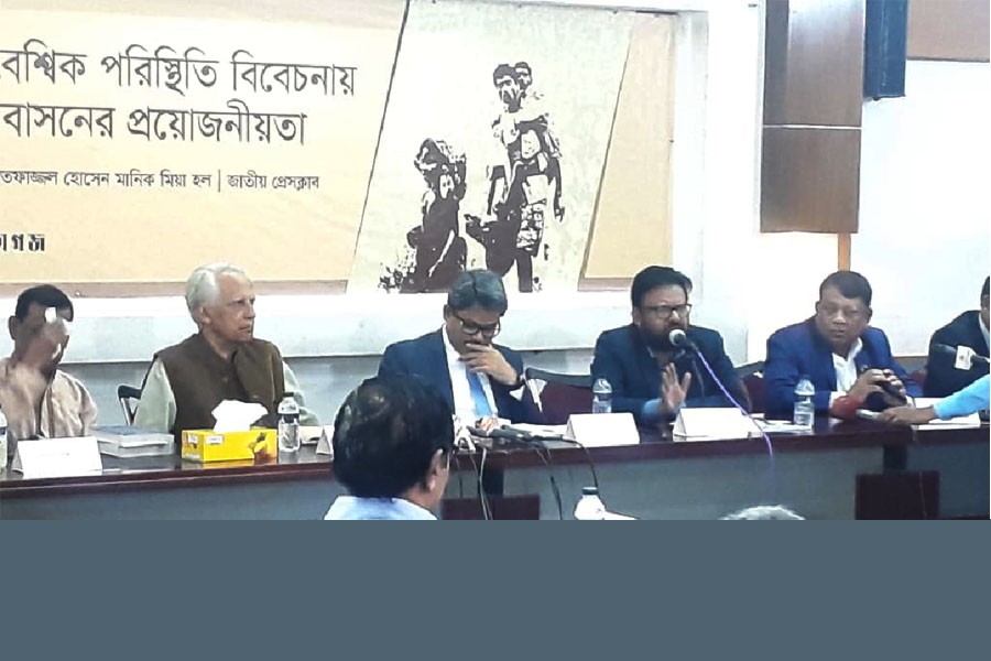 BD to see “big trouble” if Rohingya crisis remains unresolved: Speakers