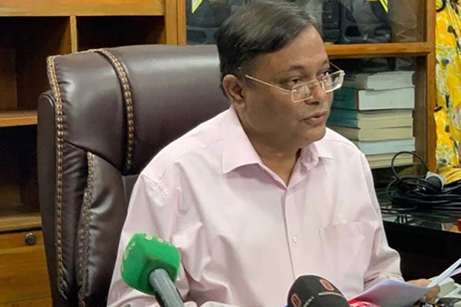 Hasan Mahmud describes BNP's letter as hollow