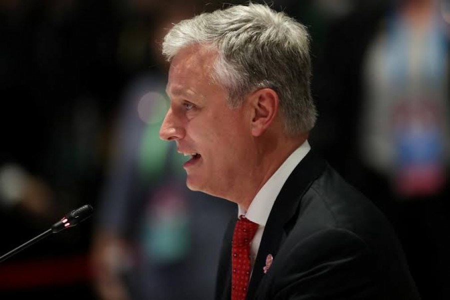 FILE PHOTO: US National Security Advisor Robert C. O’Brien attends 7th ASEAN-United States Summit in Bangkok, Thailand, November 4, 2019. REUTERS/Soe Zeya Tun