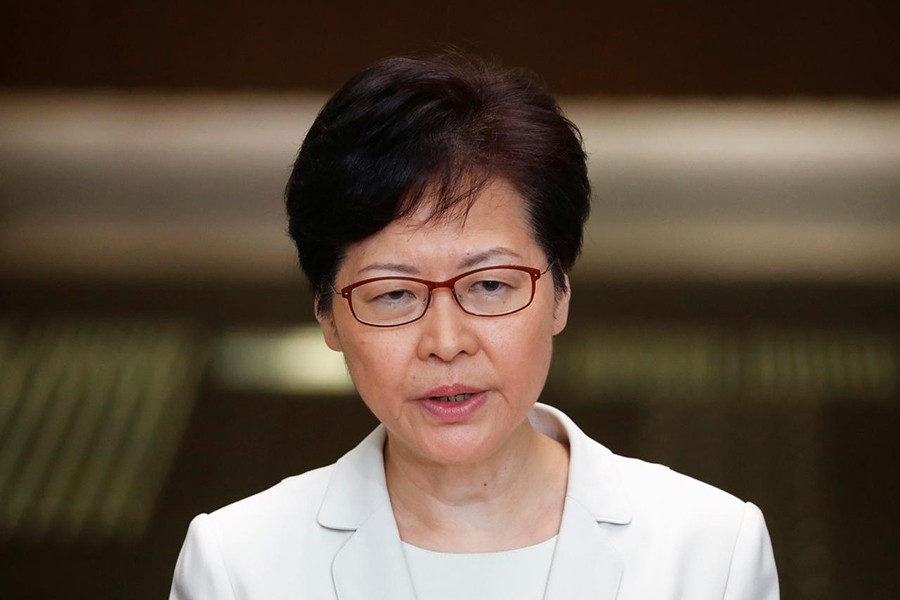 Hong Kong's Carrie Lam promises 'open mind' after election rout